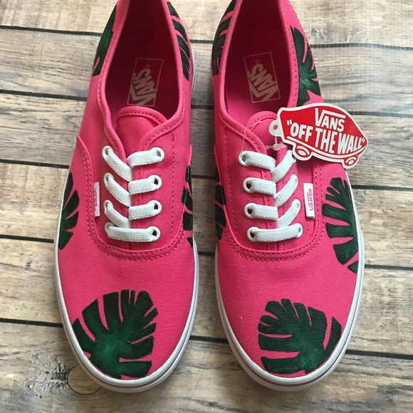 Pink hand painted vans, kids size 6 - Picture 7 of 13